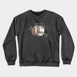 Anatomy Of A Guinea Pig With Funny Labels Crewneck Sweatshirt